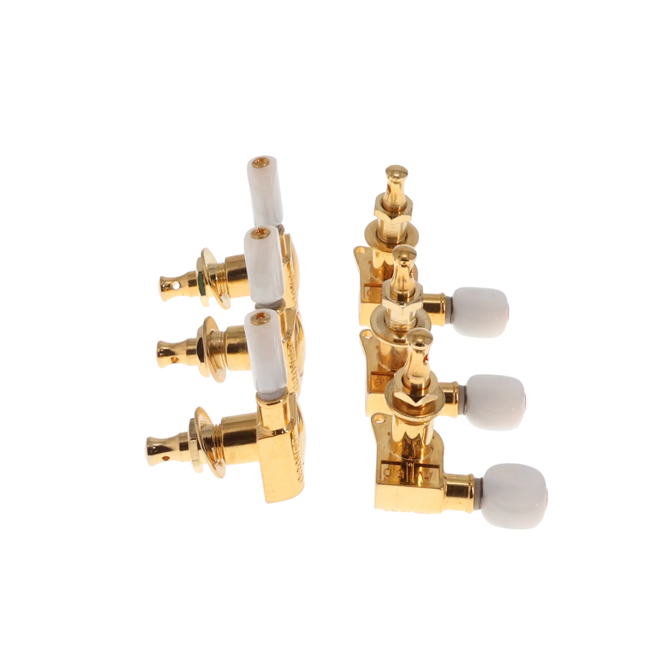 Grover tuning Machines set of 6 - Gold with Pearl Buttons - Reclaimed