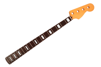 Jazz Bass Neck w/ Block Inlays & Rosewood FB - Gloss Vintage Tint Finish