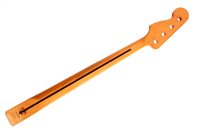 Jazz Bass Neck w/ Maple Fingerboard & Block Inlays - Gloss Vintage Tint Finish