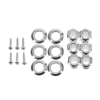 Kluson Contemporary Diecast 6-In-Line Left-Handed Tuners - Chrome - Reclaimed