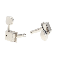 Kluson Vintage Style 6-In-Line Split Post Tuners - Nickel - Reclaimed