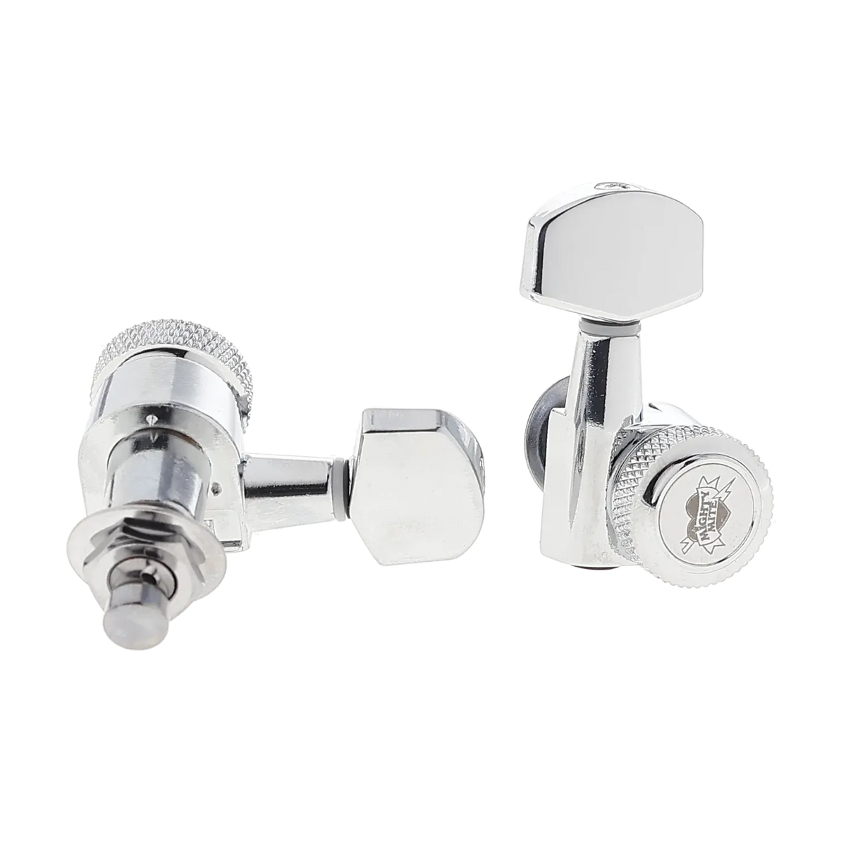 Mighty Mite Locking Tuning Machines - 6 in Line - Chrome Finish