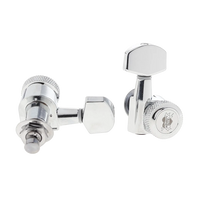 Mighty Mite Locking Tuning Machines - 6 in Line - Chrome Finish