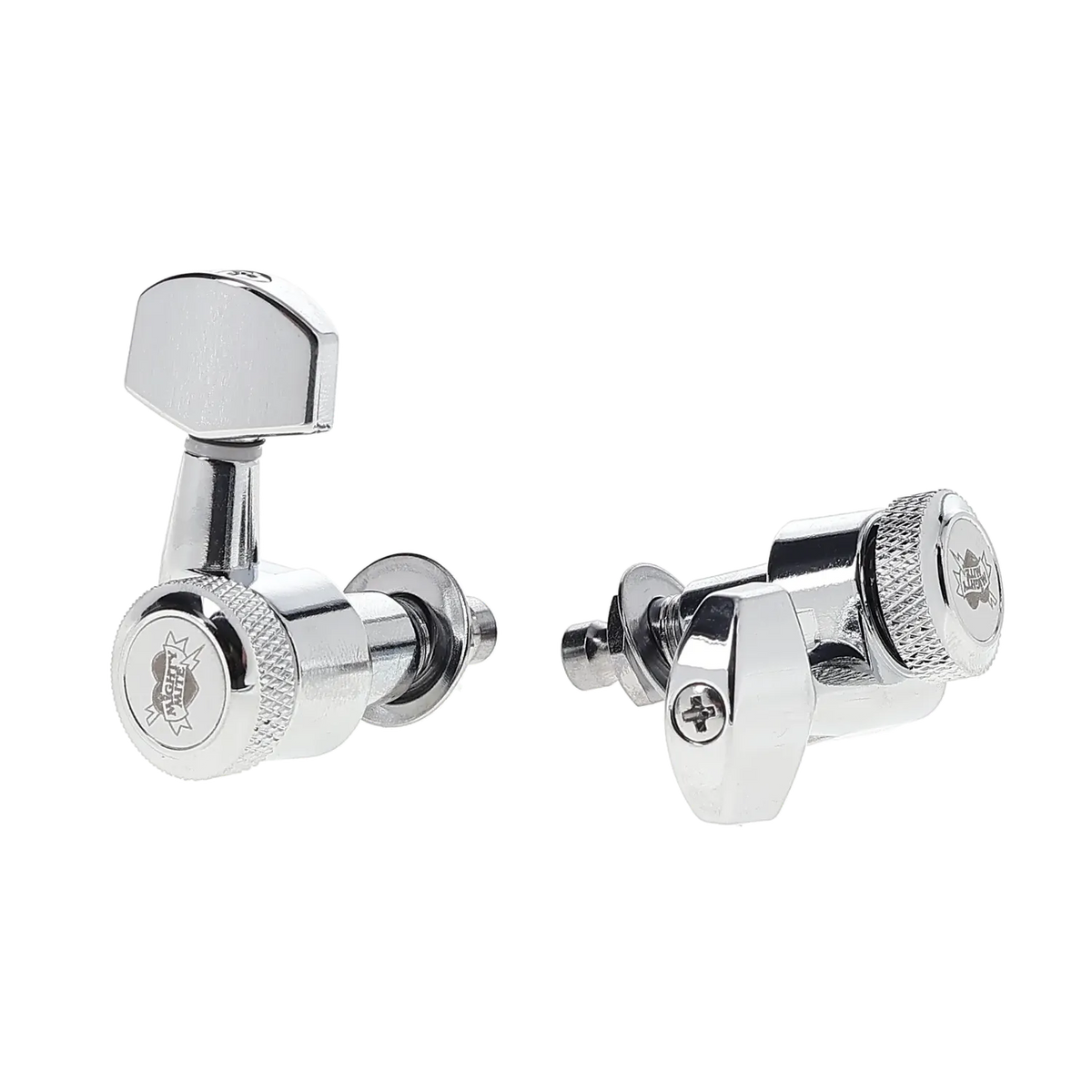 Mighty Mite Locking Tuning Machines - 6 in Line - Chrome Finish