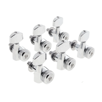 Mighty Mite Locking Tuning Machines - 6 in Line - Chrome Finish