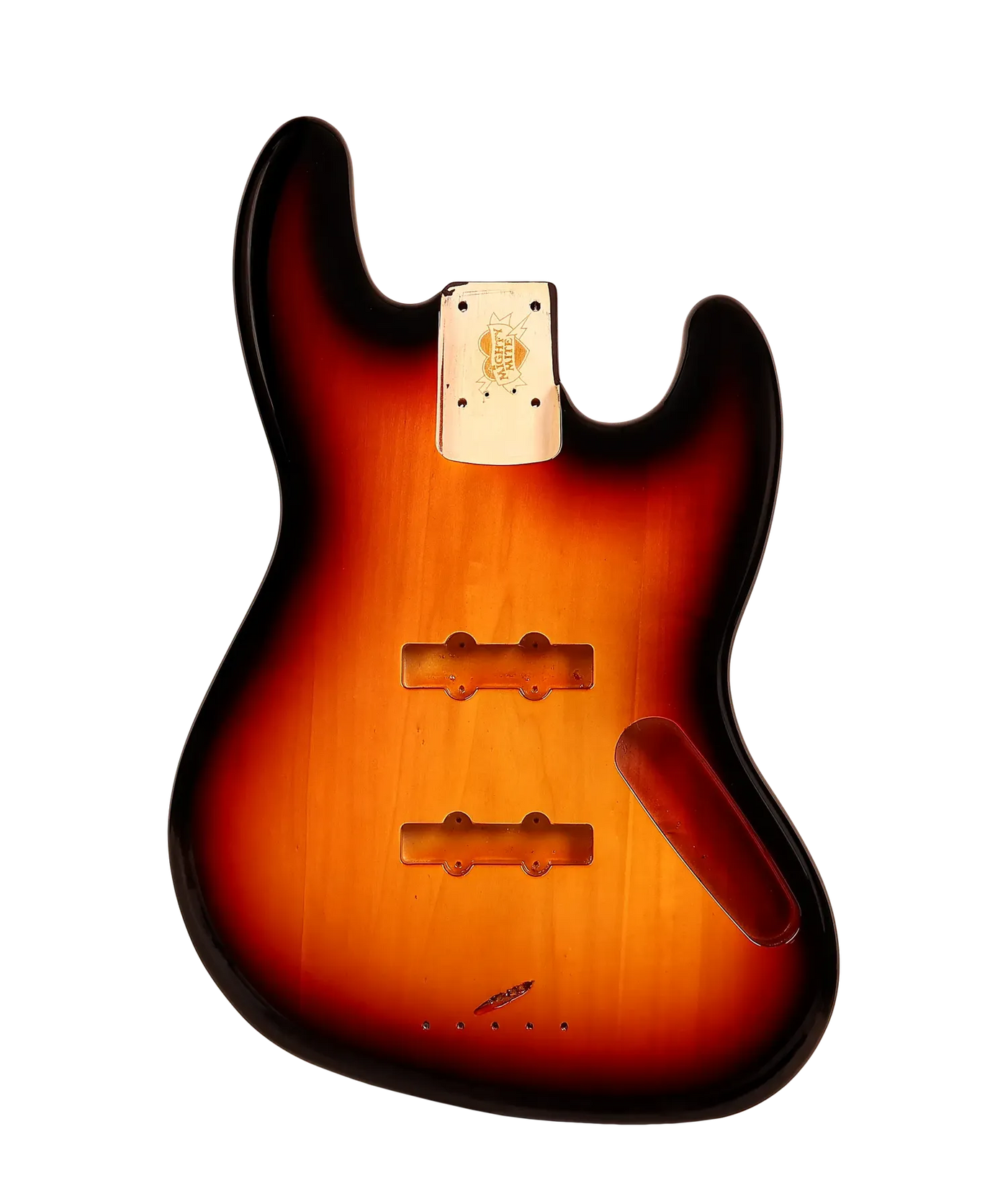 Mighty Mite Replacement Jazz Bass® Body Poplar - 3 Tone Burst