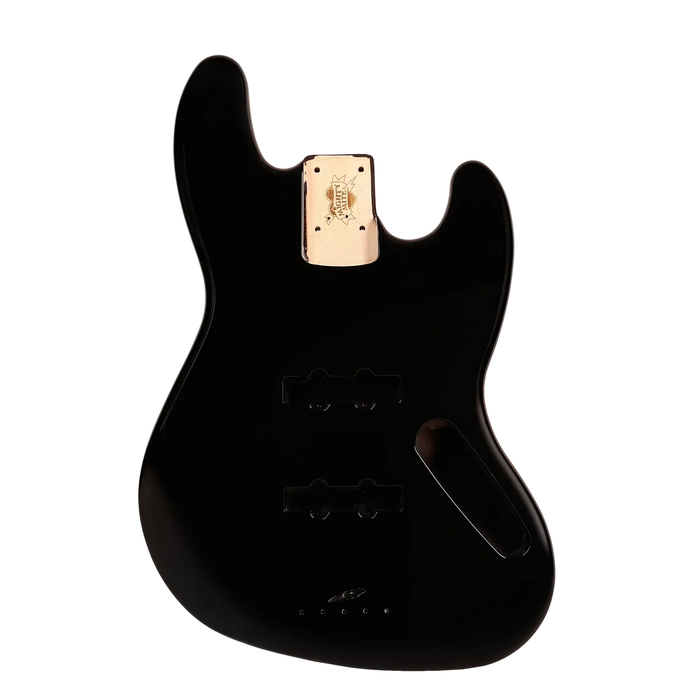 Mighty Mite Replacement Jazz Bass® Body Poplar - Black