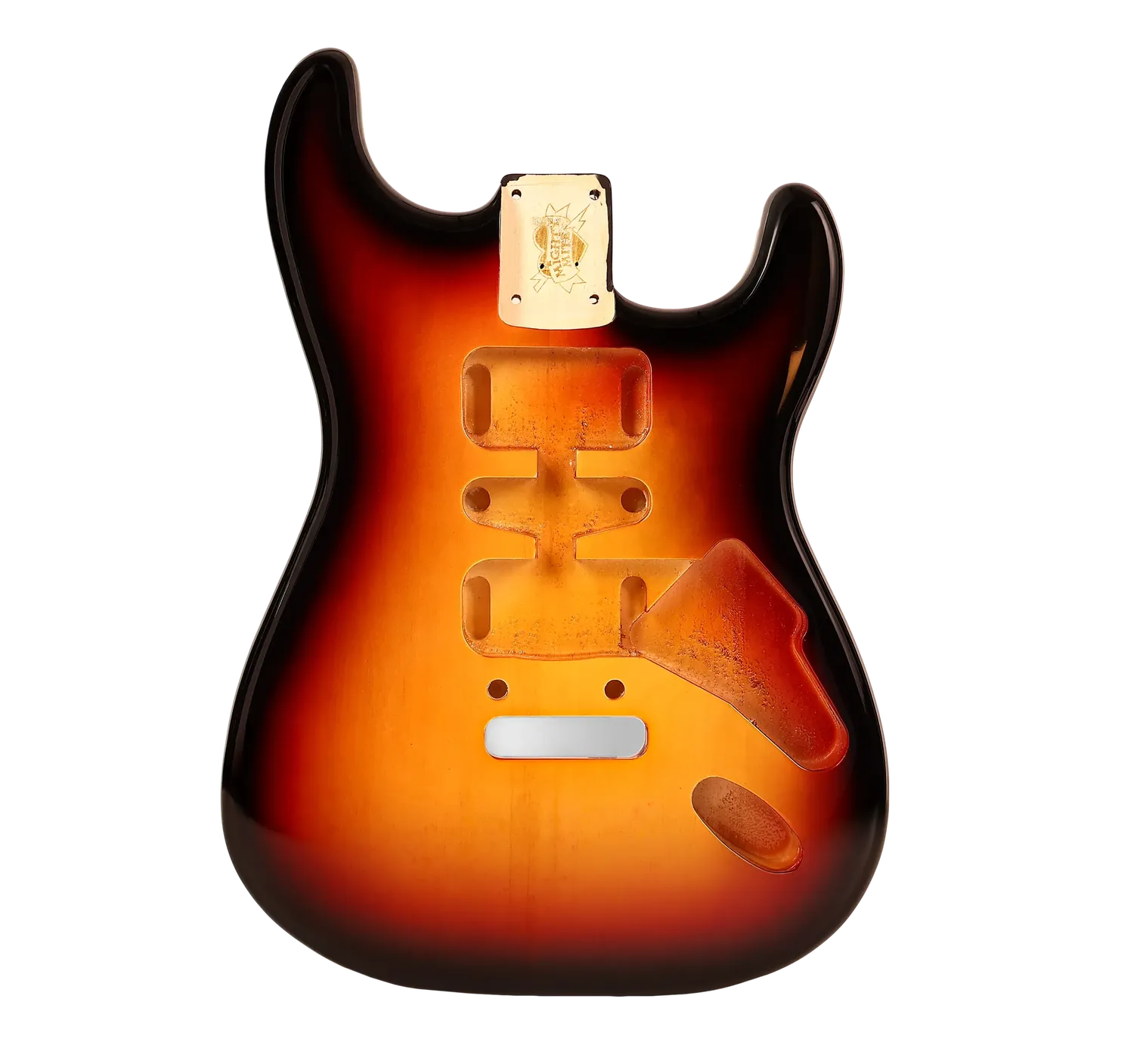 Mighty Mite Replacement Strat® Body Poplar - 3 Tone Sunburst