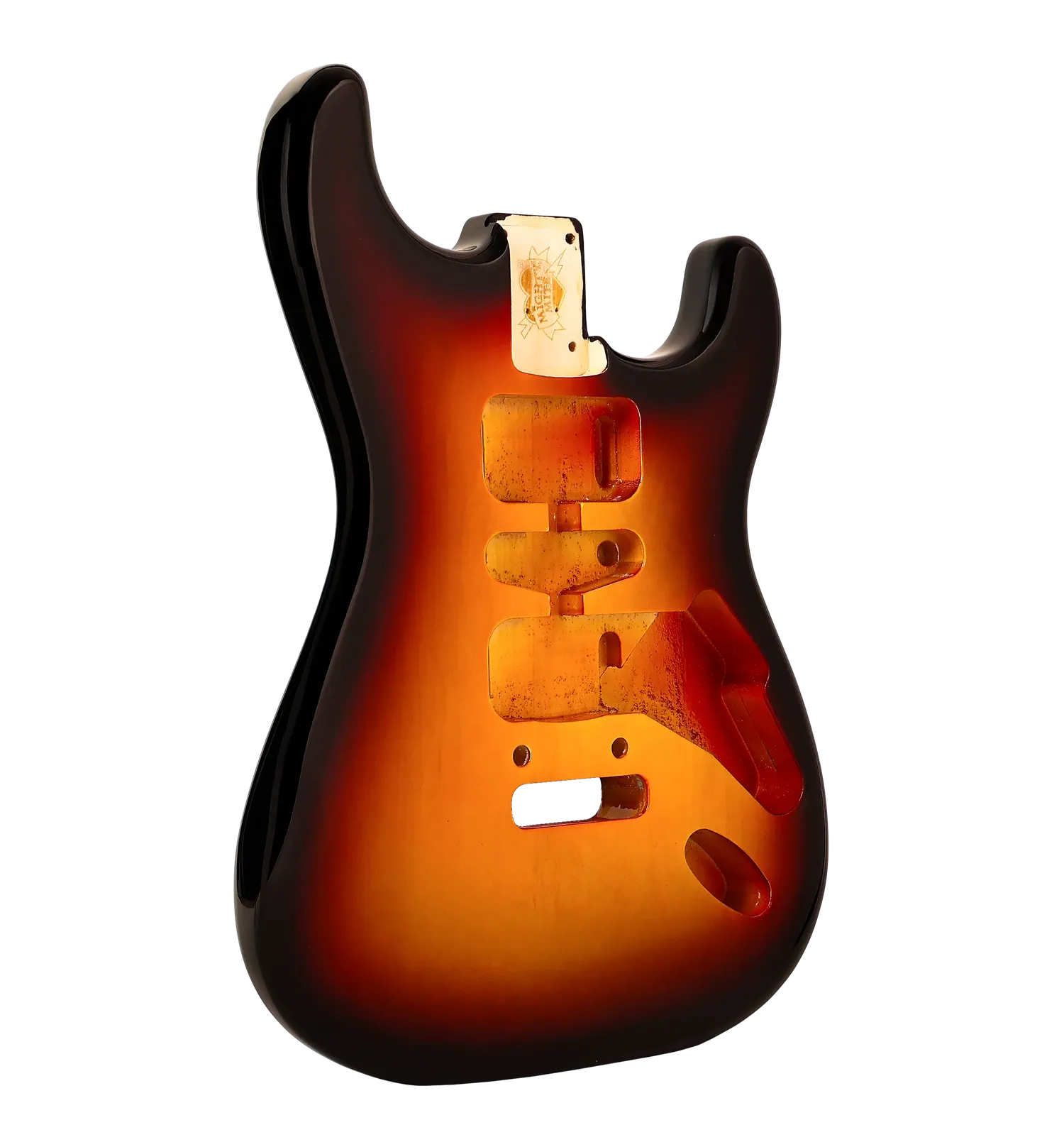 Mighty Mite Replacement Strat® Body Poplar - 3 Tone Sunburst