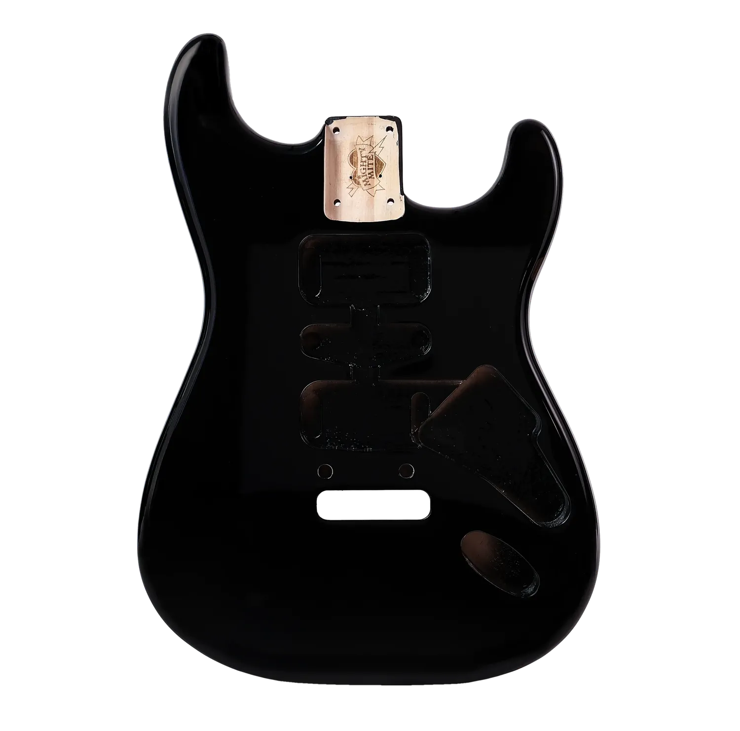 Mighty Mite Replacement Strat® Body Poplar - Black