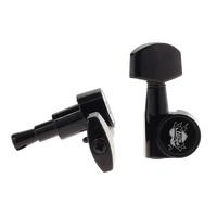 Mighty Mite Sealed Tuning Machines - 6 in Line - Black Finish