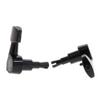 Mighty Mite Sealed Tuning Machines - 6 in Line - Black Finish