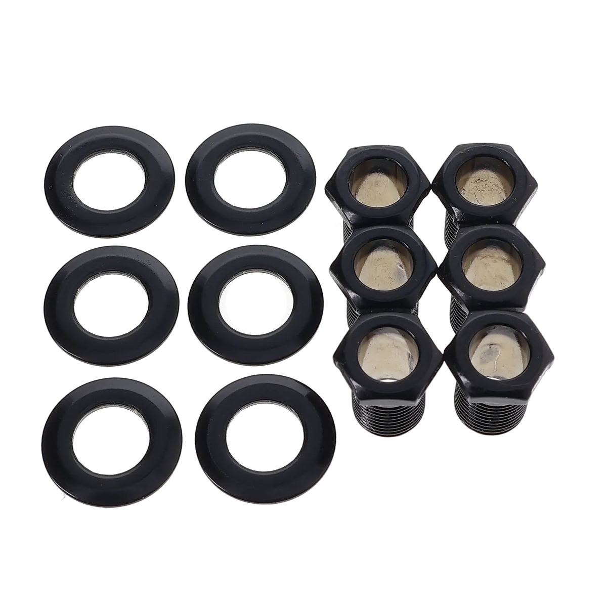 Mighty Mite Sealed Tuning Machines - 6 in Line - Black Finish