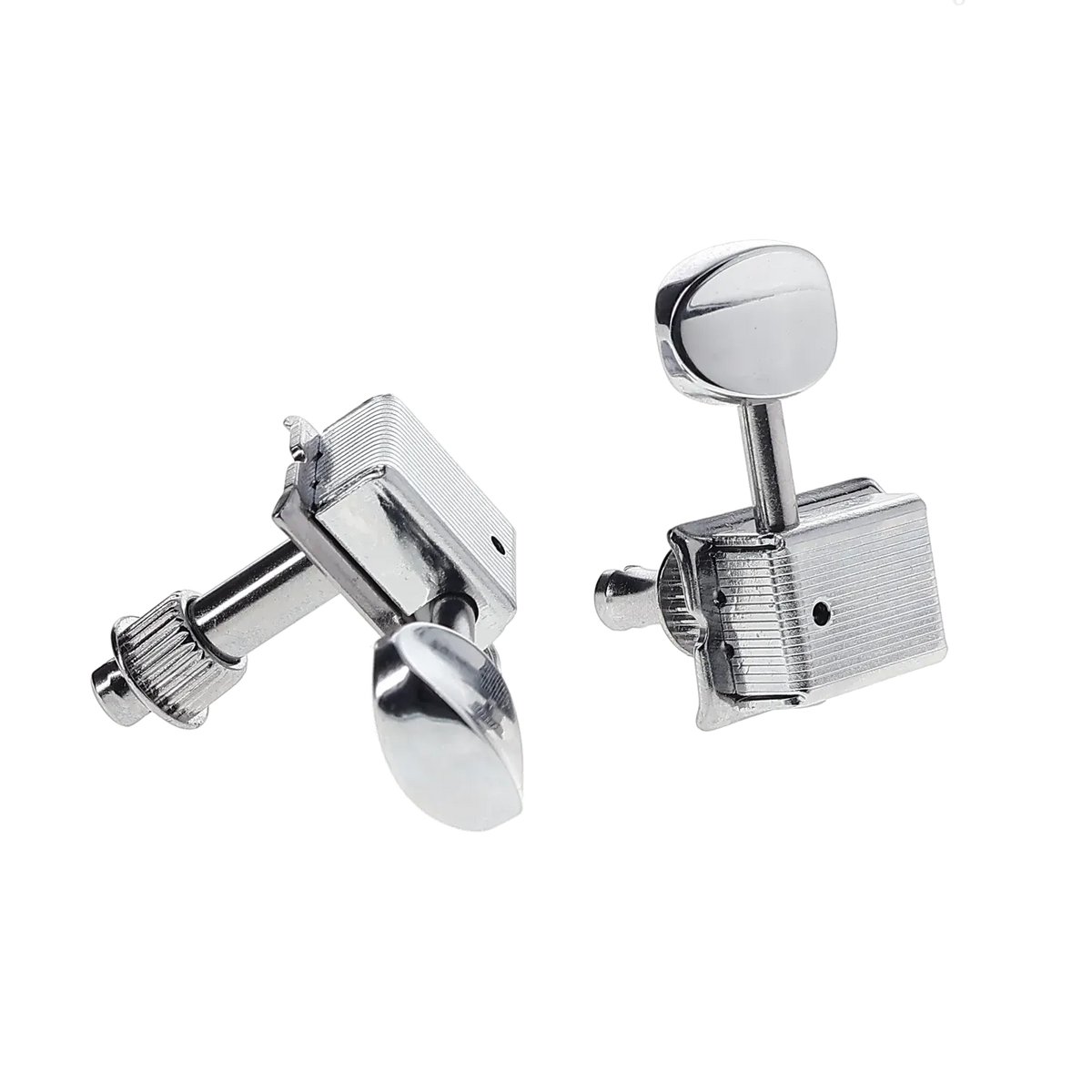 Mighty Mite Vintage Style Tuners - 6 in line - Chrome Finish