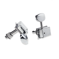 Mighty Mite Vintage Style Tuners - 6 in line - Chrome Finish