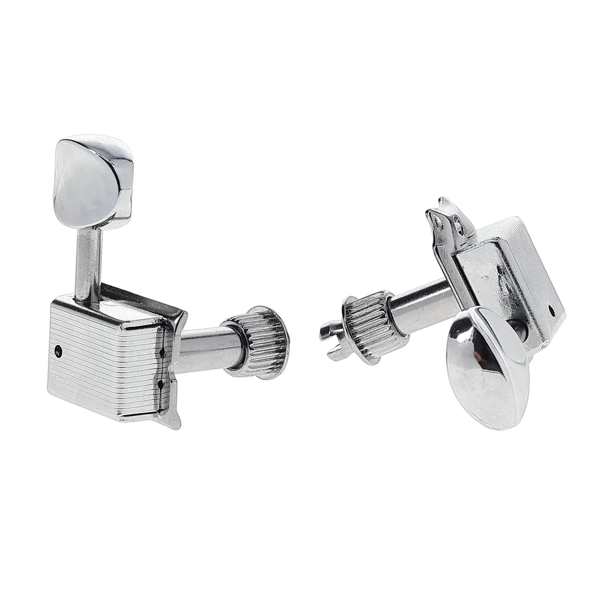 Mighty Mite Vintage Style Tuners - 6 in line - Chrome Finish