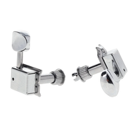 Mighty Mite Vintage Style Tuners - 6 in line - Chrome Finish