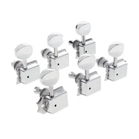 Mighty Mite Vintage Style Tuners - 6 in line - Chrome Finish
