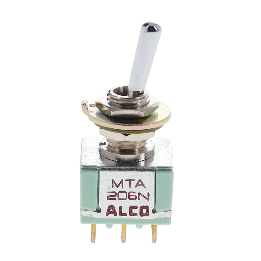 NOS ALCO DPDT On/On - Mini Toggle Switch