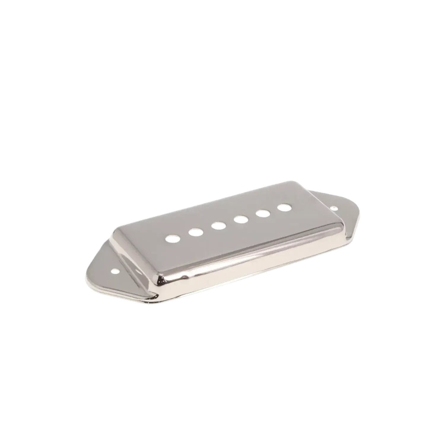 P-90 Pickup Cover (49.2mm) - Bridge Position - Nickel - Reclaimed