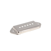P-90 Pickup Cover (49.2mm) - Bridge Position - Nickel - Reclaimed