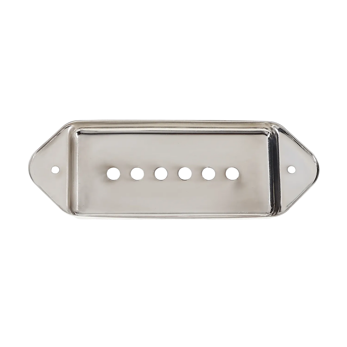 P-90 Pickup Covers (49.2mm) - Neck Position - Nickel - Reclaimed