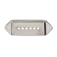 P-90 Pickup Covers (49.2mm) - Neck Position - Nickel - Reclaimed