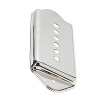 P-90 Pickup Covers (49.2mm) - Neck Position - Nickel - Reclaimed