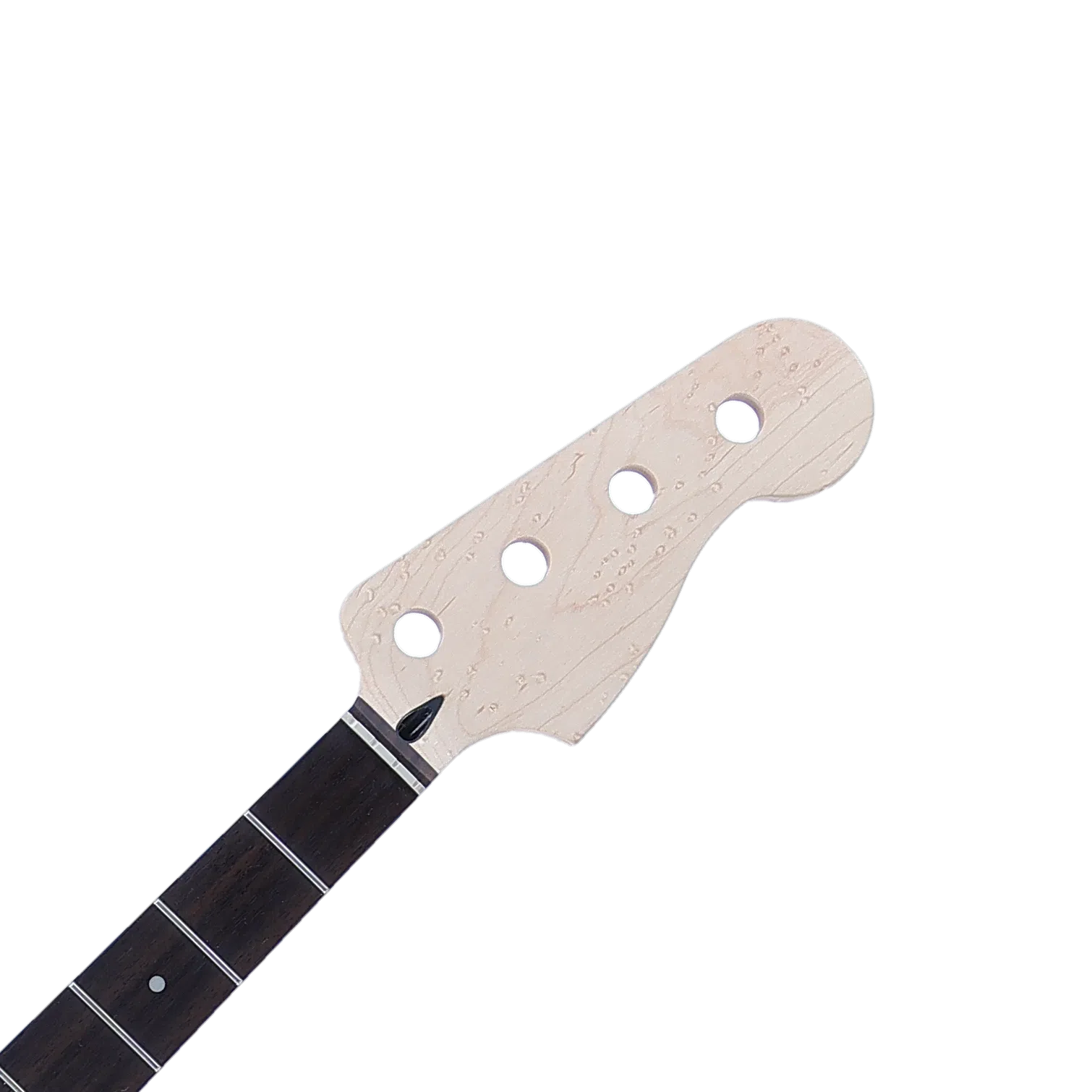 P Bass Style Replacement Birdseye Maple Neck, Rosewood Fingerboard