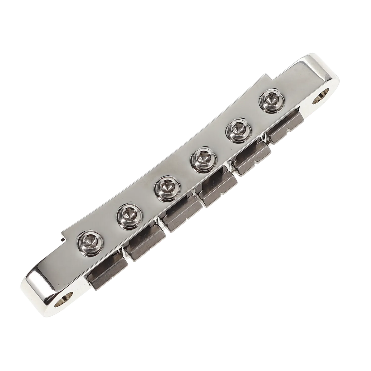 Pinnacle Tune-O-Matic Bridge (only) w/ Titanium Saddles - Nickel Finish - Reclaimed