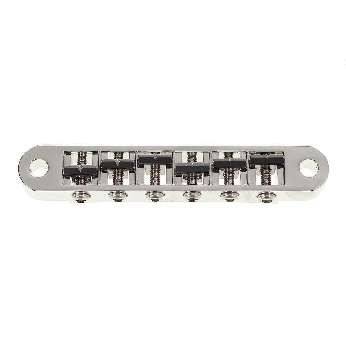 Pinnacle Tune-O-Matic Bridge (only) w/ Titanium Saddles - Nickel Finish - Reclaimed