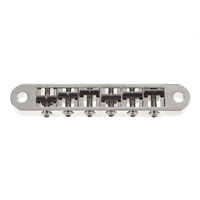Pinnacle Tune-O-Matic Bridge (only) w/ Titanium Saddles - Nickel Finish - Reclaimed