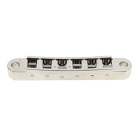 Pinnacle Tune-O-Matic Bridge (only) w/ Titanium Saddles - Nickel Finish - Reclaimed