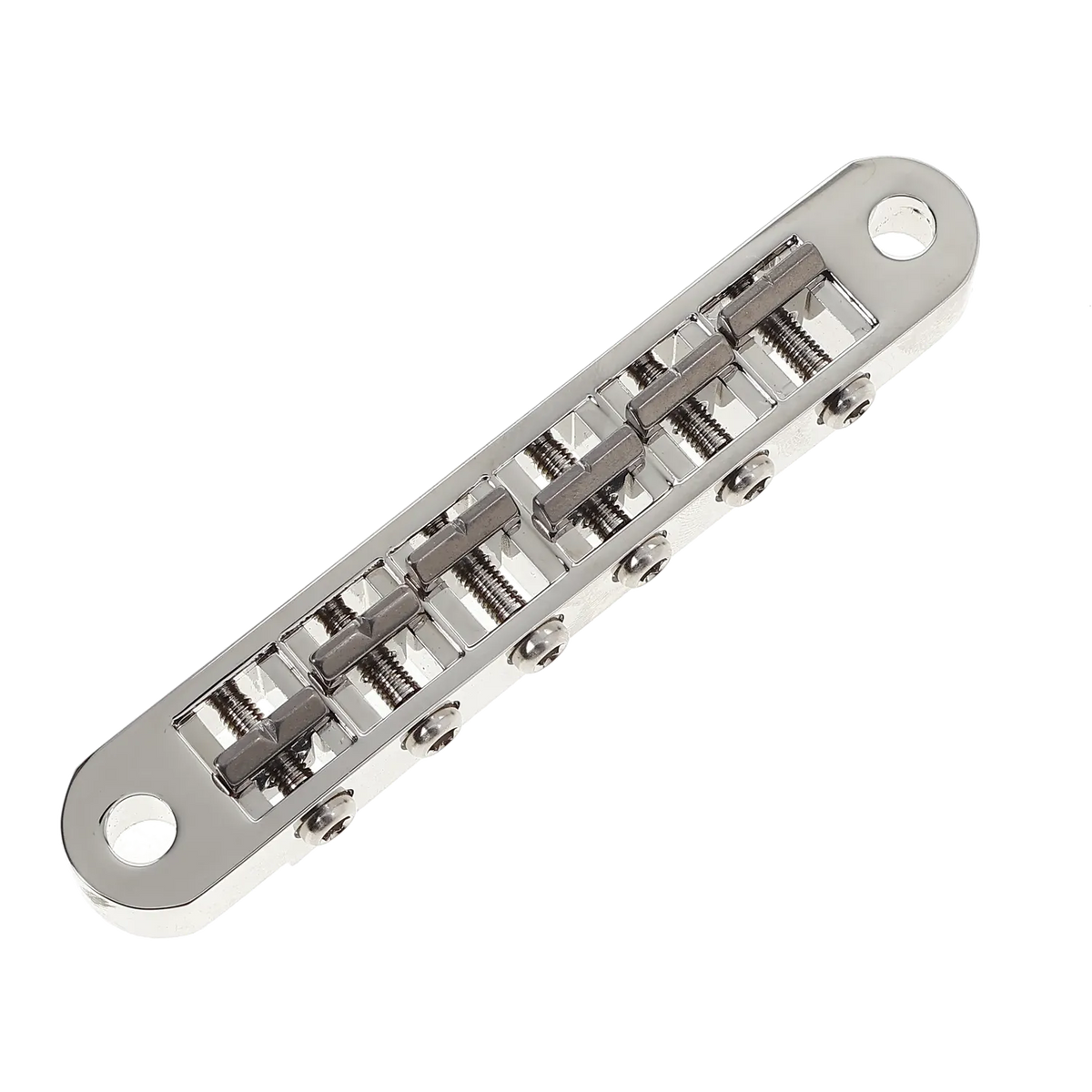 Pinnacle Tune-O-Matic Bridge (only) w/ Titanium Saddles - Nickel Finish - Reclaimed