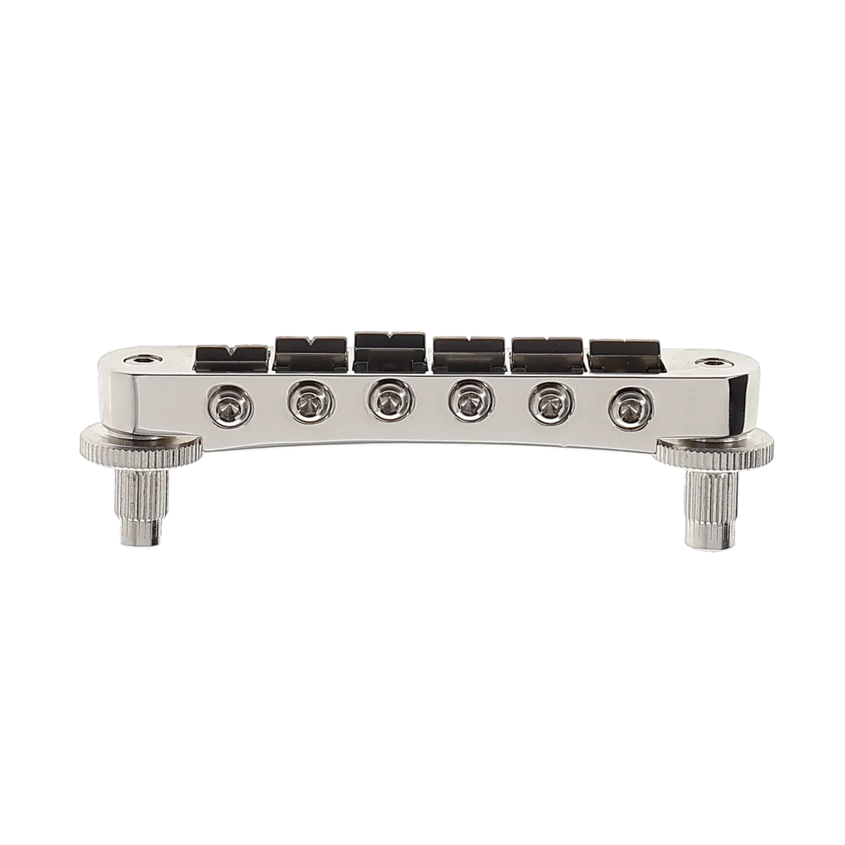 Pinnacle Tune-o-Matic Bridge w/ Titianium Saddles - Nickel Finish - w/ Posts & Anchors - Reclaimed
