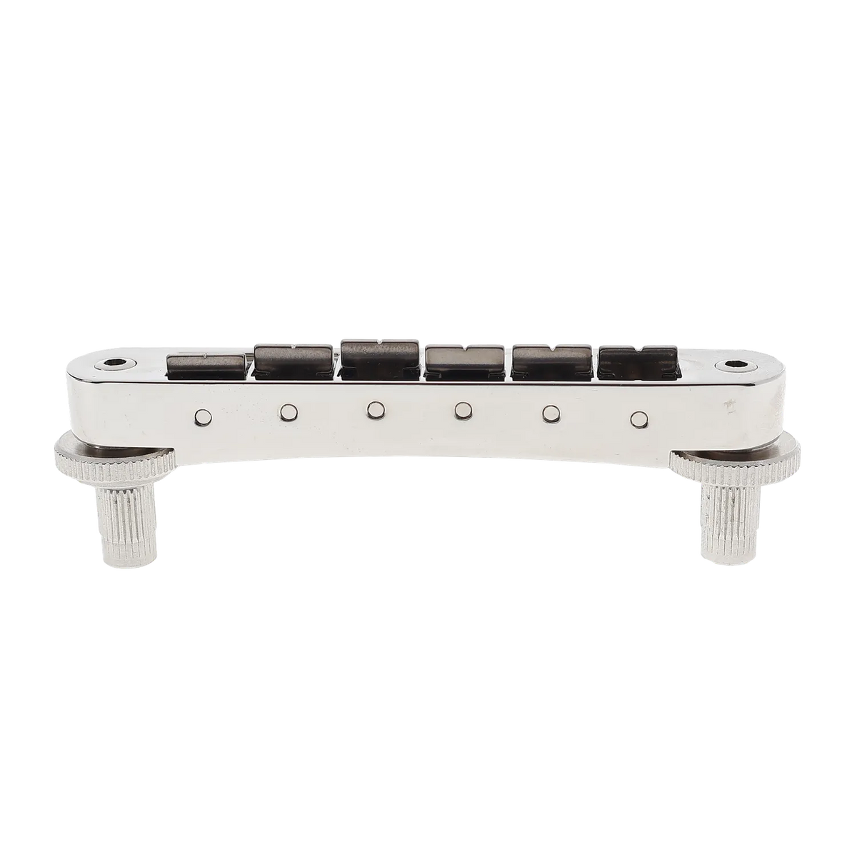 Pinnacle Tune-o-Matic Bridge w/ Titianium Saddles - Nickel Finish - w/ Posts & Anchors - Reclaimed