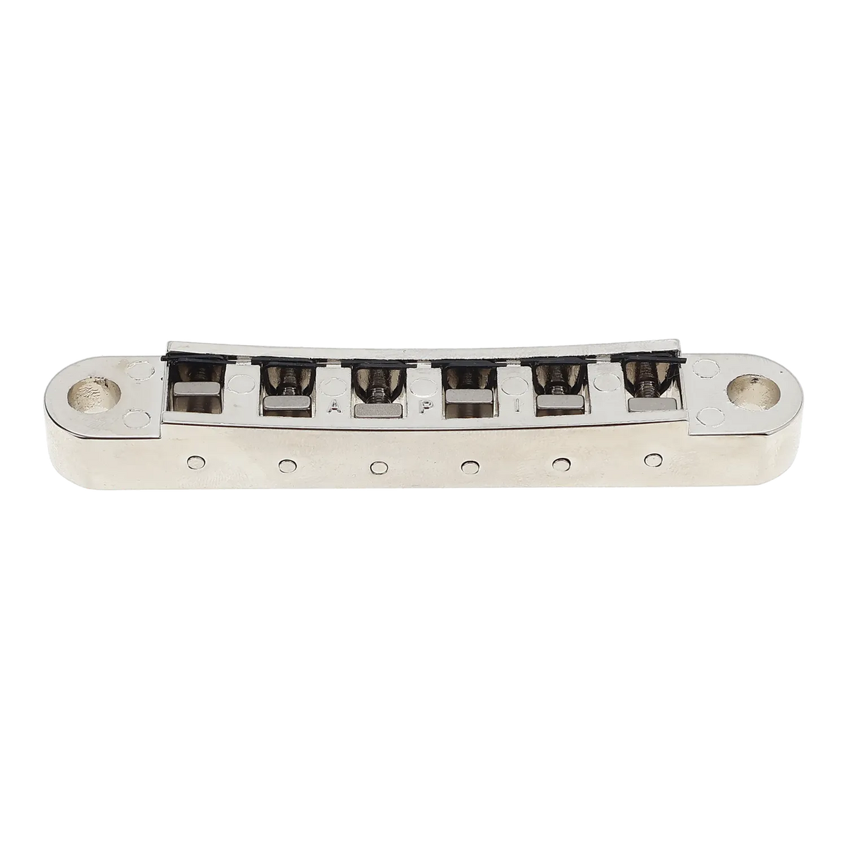 Pinnacle Tune-o-Matic Bridge w/ Titianium Saddles - Nickel Finish - w/ Posts & Anchors - Reclaimed