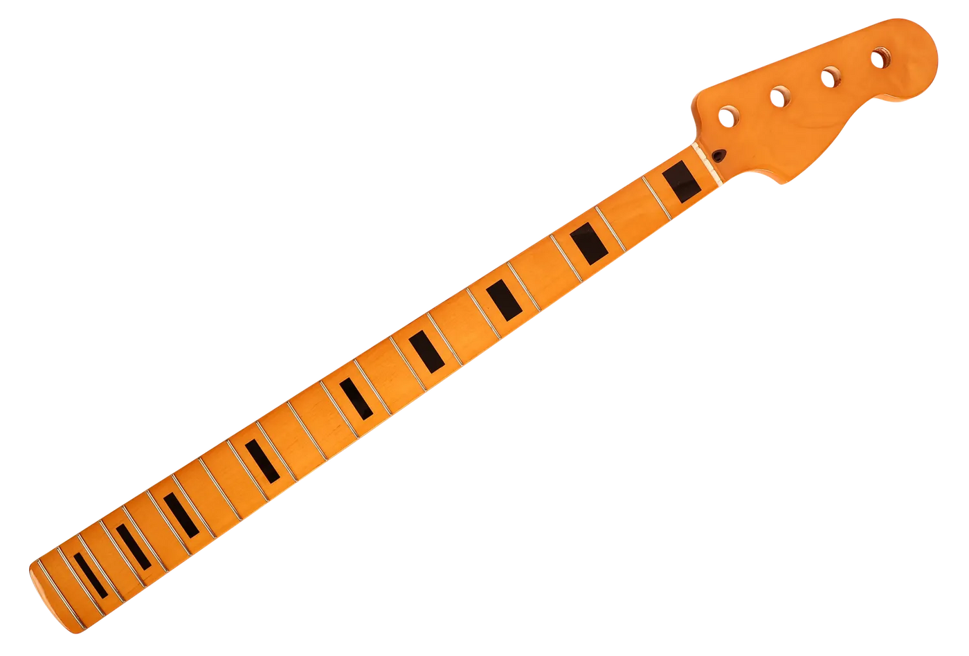 Precision Bass Neck w/ Maple FB & Block Inlays - Gloss Vintage Tint Finish