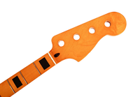Precision Bass Neck w/ Maple FB & Block Inlays - Gloss Vintage Tint Finish