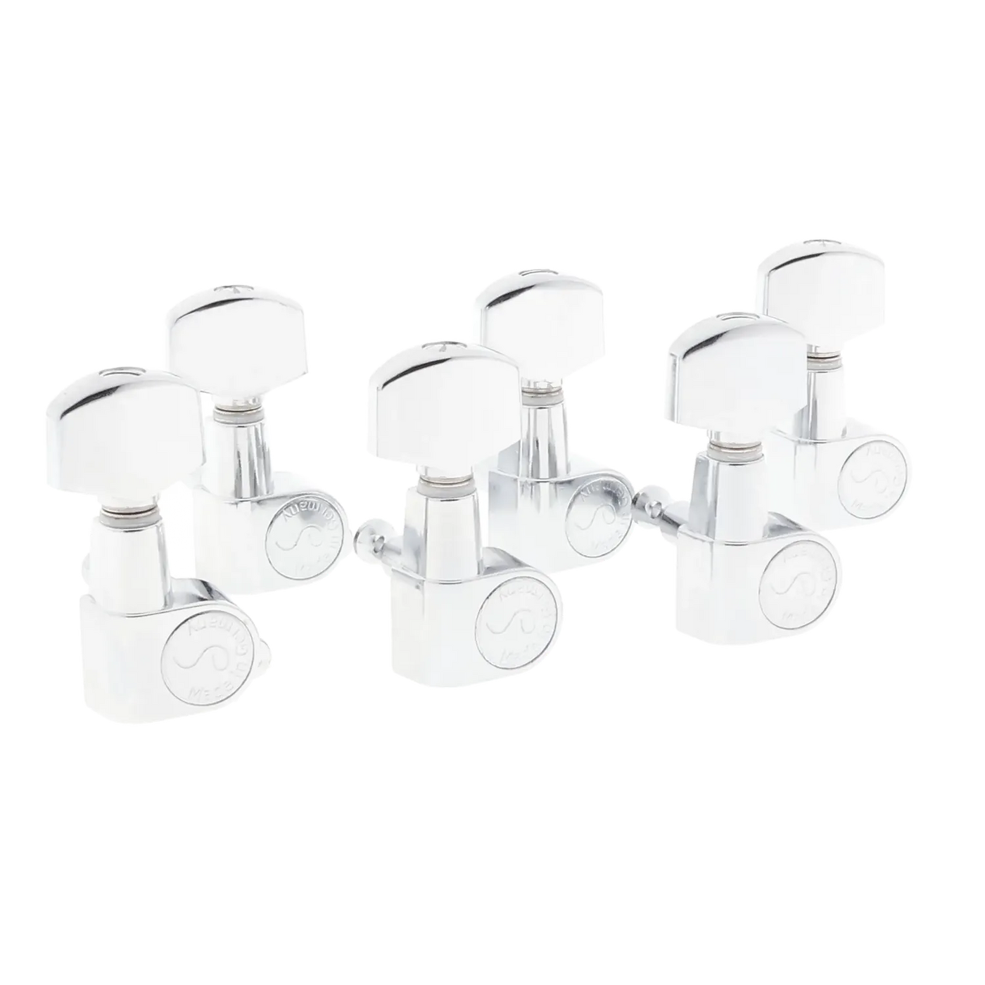 Schaller M6 Mini Tuning Machines 6 In-Line Chrome - Reclaimed