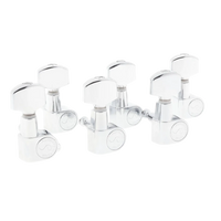 Schaller M6 Mini Tuning Machines 6 In-Line Chrome - Reclaimed
