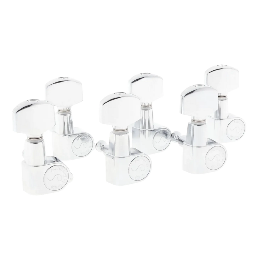 Schaller M6 Mini Tuning Machines 6 In-Line Chrome - Reclaimed