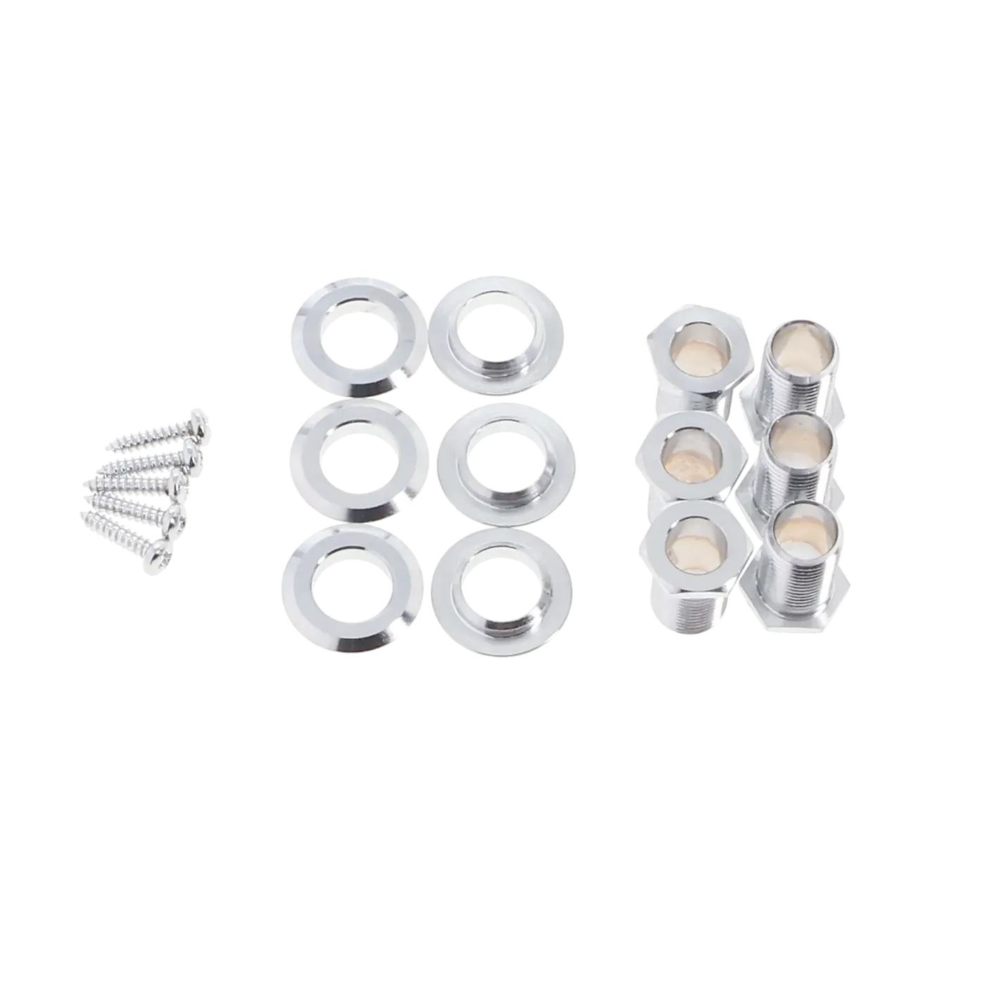Schaller M6 Tuners Set 6 in Line - Chrome - Reclaimed