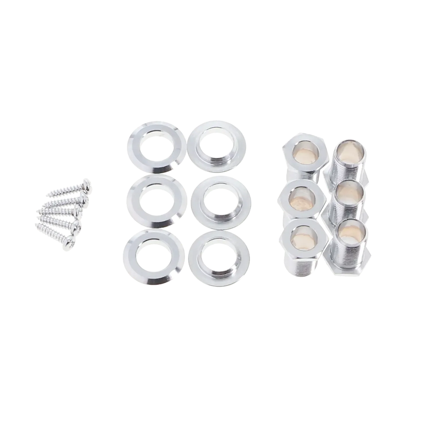 Schaller M6 Tuners Set 6 in Line - Chrome - Reclaimed