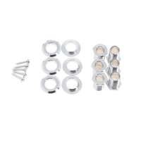 Schaller M6 Tuners Set 6 in Line - Chrome - Reclaimed