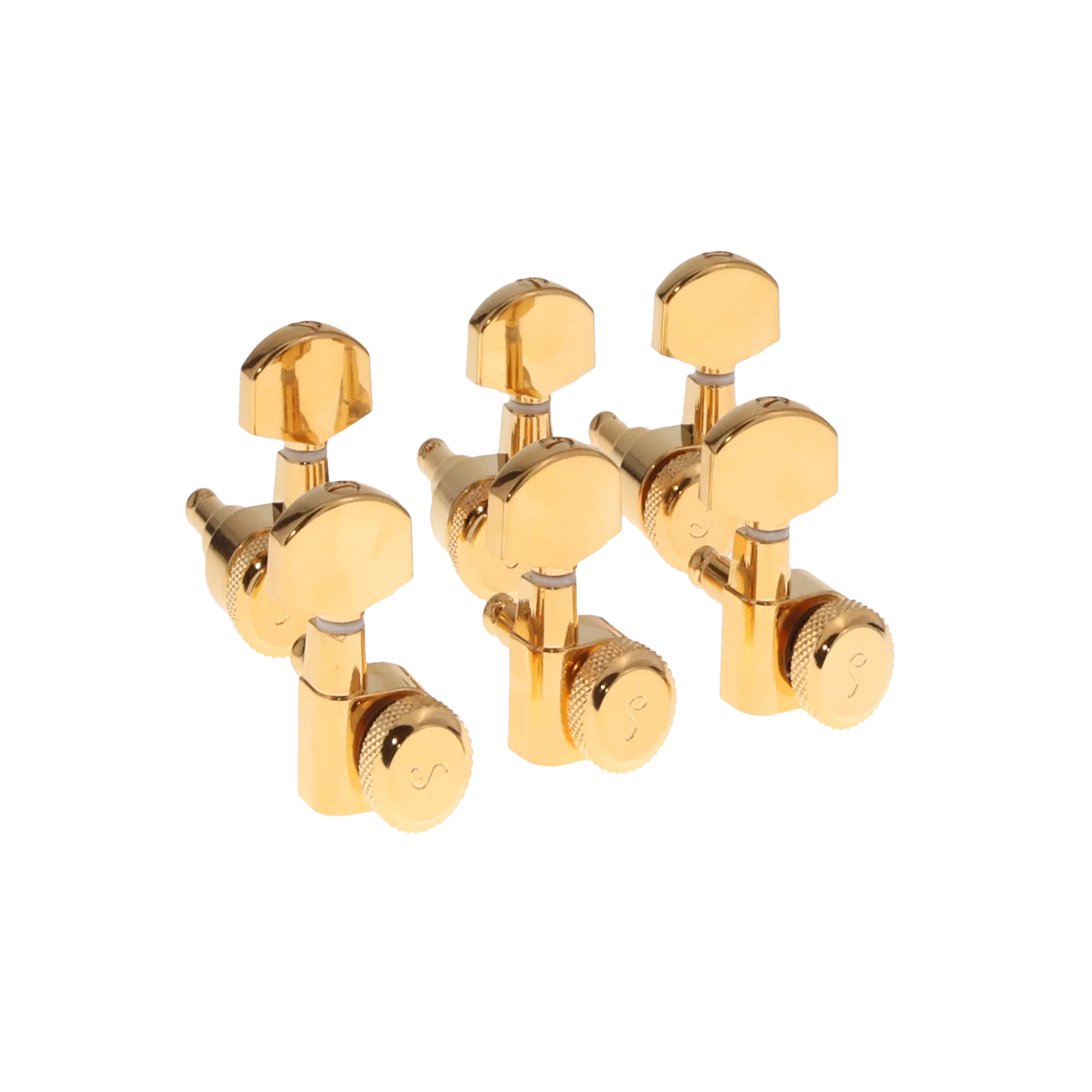 Schaller locking Tuner 6-In-Line set - Gold - Reclaimed