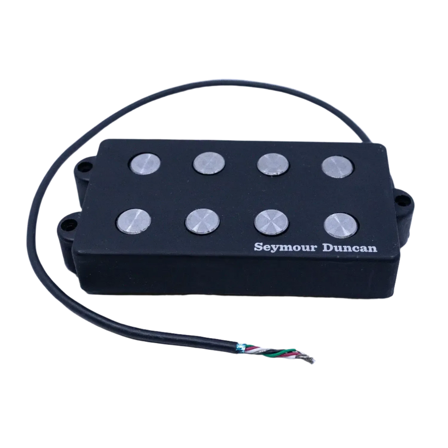 Seymour Duncan 90's Music Man Ceramic 4 String Bass Humbucker - Black - Reclaimed