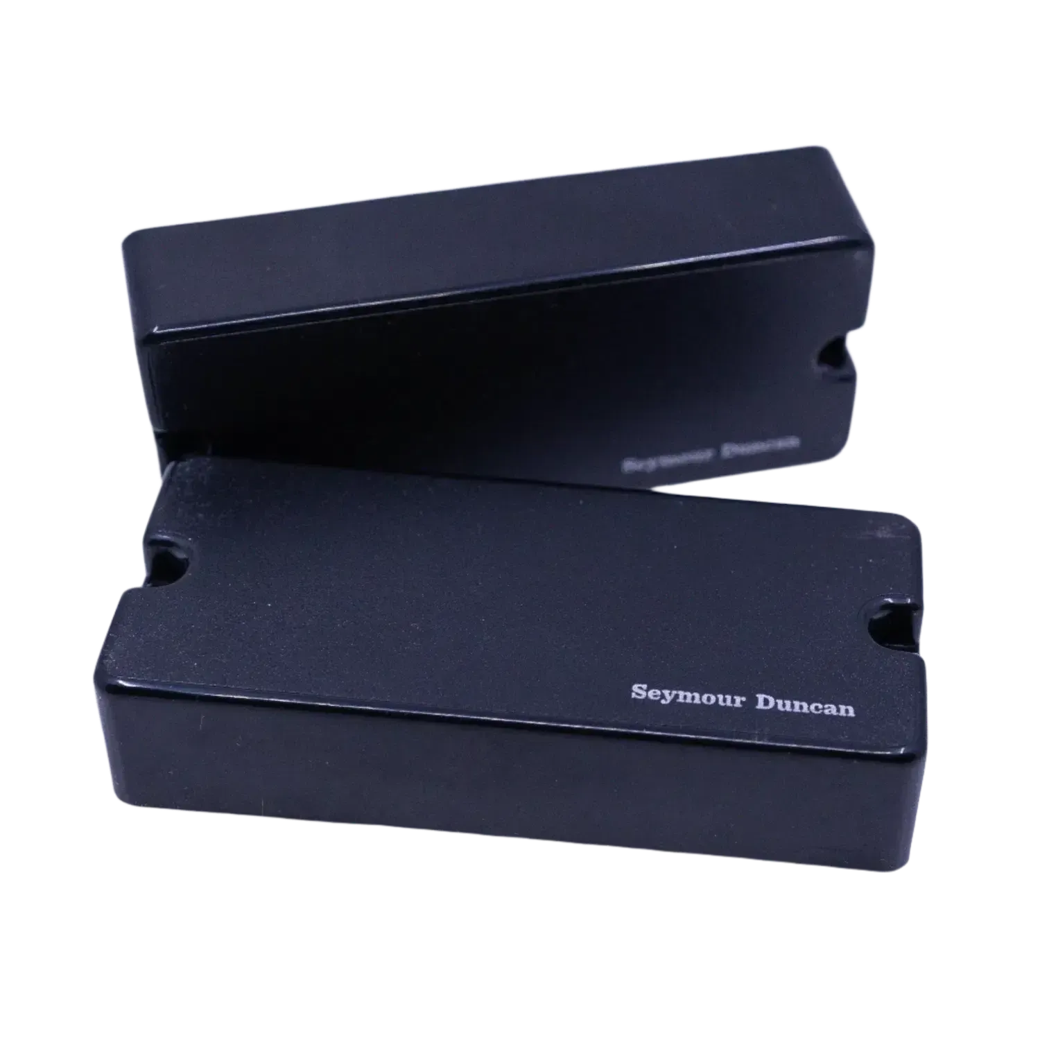 Seymour Duncan ASB-BO-4s Blackouts 4-String Bass Soapbar Pickup Set - Black - Reclaimed
