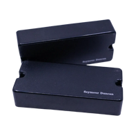 Seymour Duncan ASB-BO-4s Blackouts 4-String Bass Soapbar Pickup Set - Black - Reclaimed