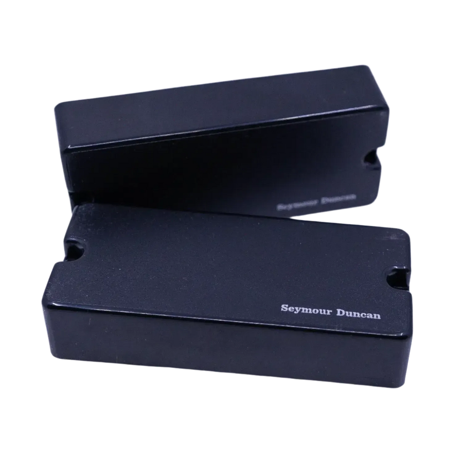 Seymour Duncan ASB-BO-4s Blackouts 4-String Bass Soapbar Pickup Set - Black - Reclaimed